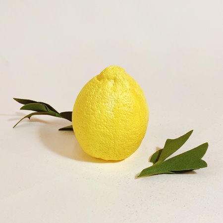 레몬 캔들몰드 (입체) - 인테리어 오브제 장식용 왁스 과일 수제몰드