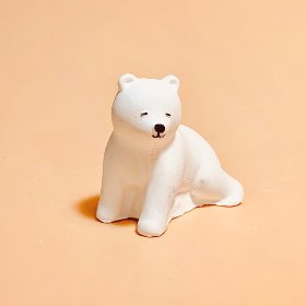 위풍당당 아기북극곰 몰드 1구(입체) - 실리콘 수제 3d 캐릭터몰드