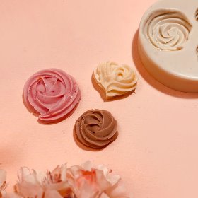 달콤한 데코 생크림 3구 실리콘몰드 - 석고방향제 베이커리 초콜릿 캔들몰드