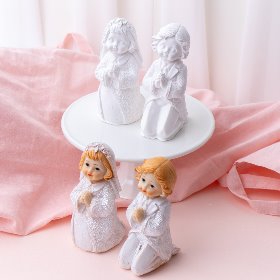웨딩마치 커플 실리콘몰드 - 웨딩 답례품 캔들 석고몰드