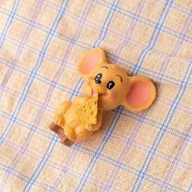 초롱초롱 치즈미니 쥐 (양면입쳬) - 동물 캐릭터 석고방향제 실리콘몰드