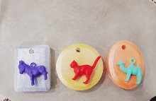 미니 타원 타블렛 - 석고 왁스타블렛 수제몰드 민자실리콘 레진 차량방향제만들기