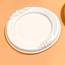 장미원형 빈티지액자 실리콘몰드 - 오브제 제작 석고 캔들 타블렛 석고방향제몰드