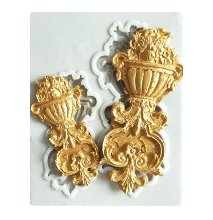 유럽풍 황실 장식무늬 데코 실리콘몰드- 레진 석고 캔들