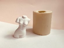 미니 여신 토르소 석고상몰드 - 캔들 석고방향제 조각상 실리콘몰드