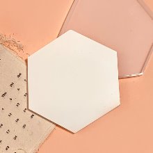 육각형 민무늬 타블렛몰드 - 트레이 석고방향제 전시용 오브제 실리콘몰드