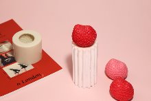 리얼 스트로베리 딸기 캔들몰드 - 석고방향제 캔들 실리콘몰드