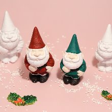 난장이 산타요정( 선택1종) 크리스마스 실리콘몰드 - 성탄오브제 입체 캐릭터 석고몰드