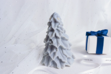 겨울왕국 크리스마스 트리 양면입체 수제실리콘 몰드- 성탄절 캔들오브제 캔들몰드 석고방향제